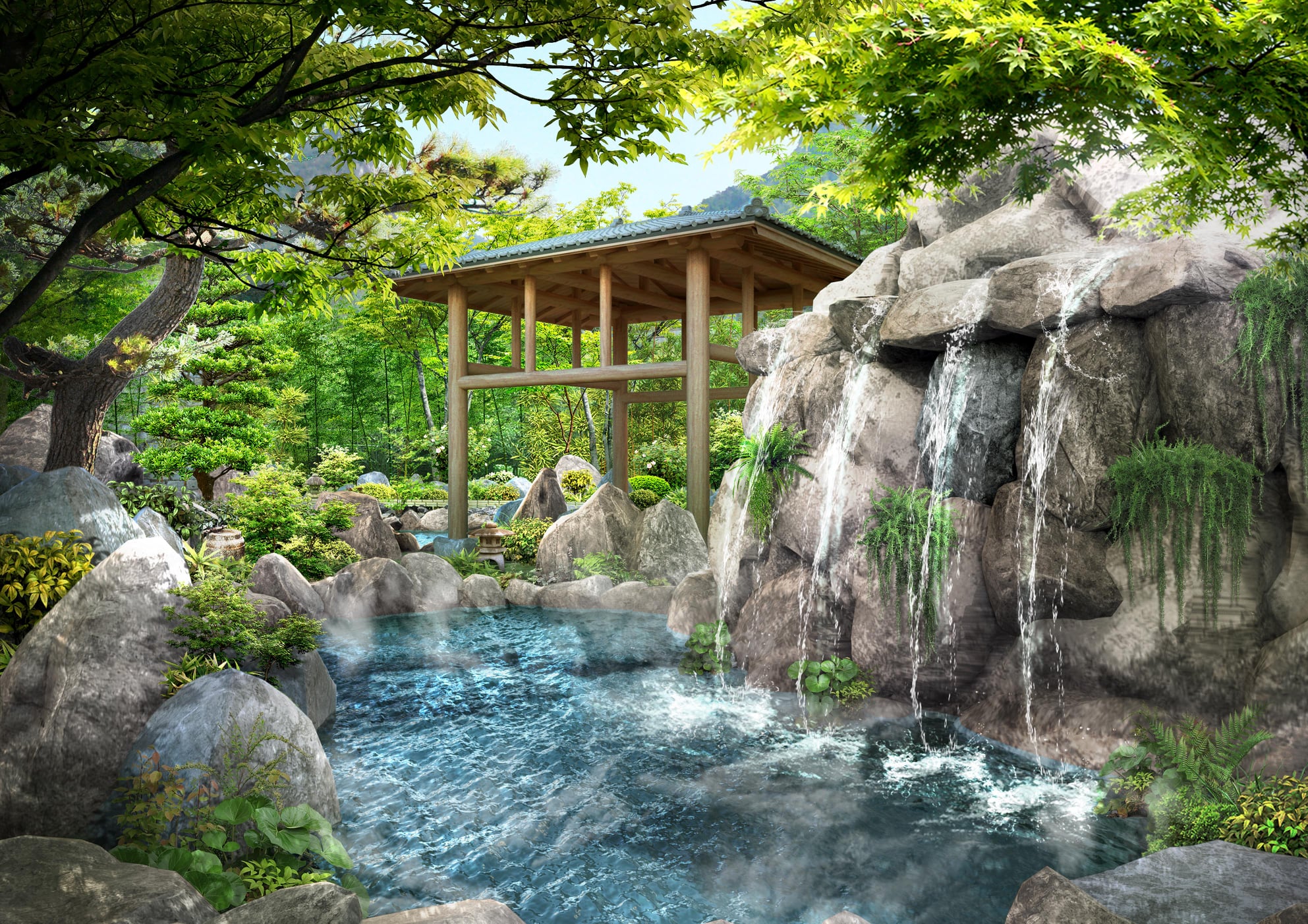 Suối khoáng nóng Bang huyền ảo như chốn bồng lai tại Quảng Bình